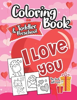 Front cover_Coloring Book I Love You Toddlers and Preschool