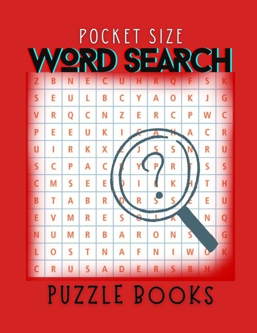 Pocket Size Word Search Puzzle Books: Word Search Large Print Puzzle Book Relaxing - Lower Your Brain Age In Minutes a Day First Word Search - Words To Learn, Large Print Word Search With Hidden Message
