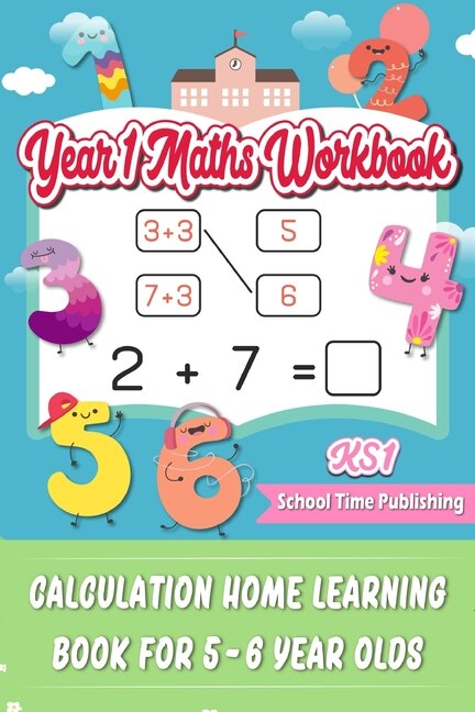 Couverture_KS1 Year 1 Maths Workbook