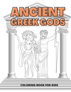 Couverture_Ancient Greek Gods Coloring Book for Kids