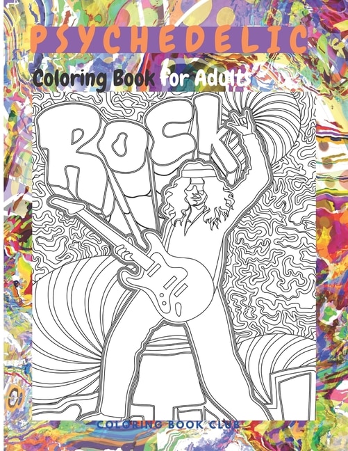 Couverture_Psychedelic Coloring Book for Adults