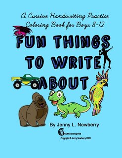 Couverture_A Cursive Handwriting Practice Coloring Book for Boys 8-12
