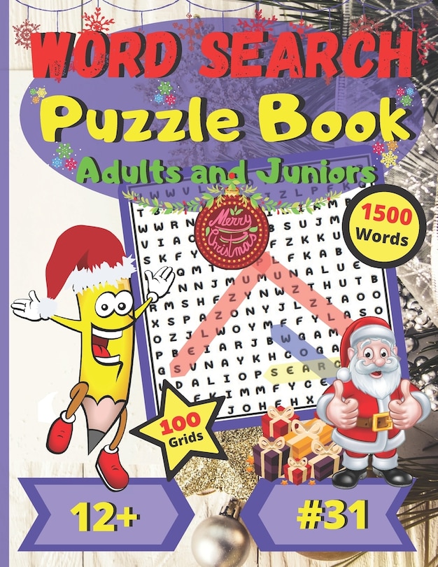 Couverture_Word Search Puzzle Book Adults and Juniors #31
