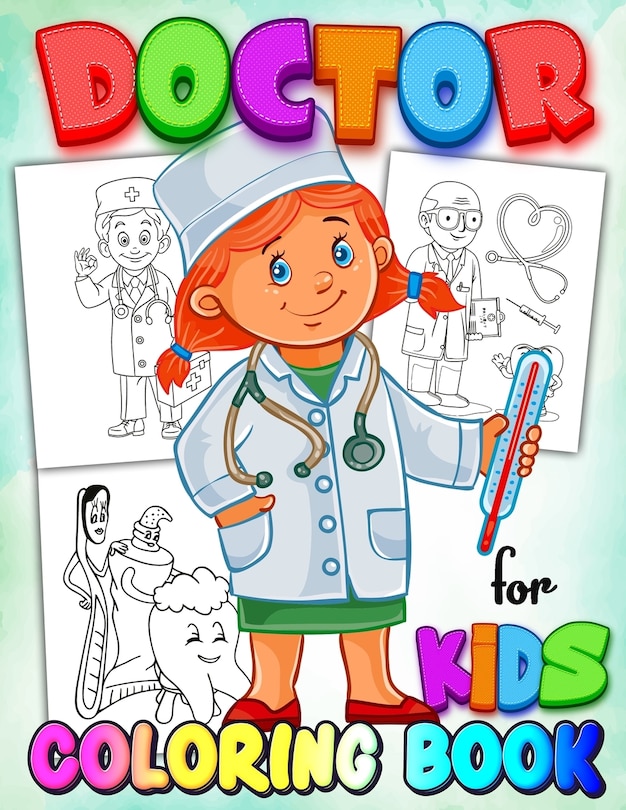 Front cover_Doctor Coloring Book for Kids
