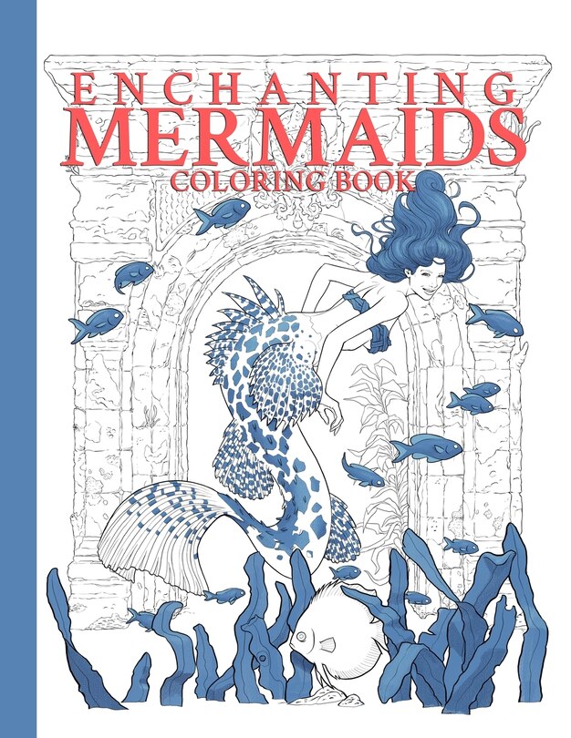 Couverture_Enchanting Mermaids Coloring Book