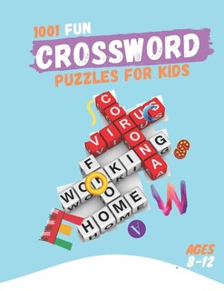 Front cover_1001 Fun Crossword puzzles for Kids Ages 8-12