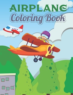 Front cover_Airplane Coloring Book