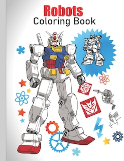 Front cover_Robots Coloring Book