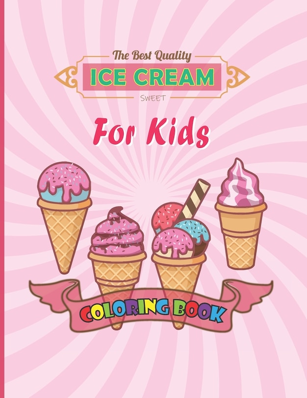 Couverture_Ice cream coloring book for kids