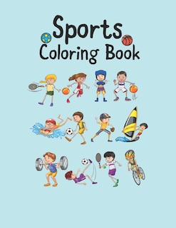 Front cover_Sports Coloring Book