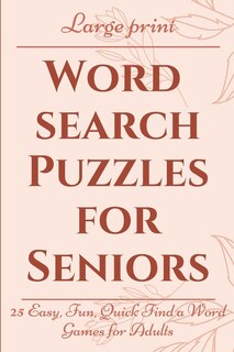 Front cover_Large Print Word Search Puzzles for Seniors