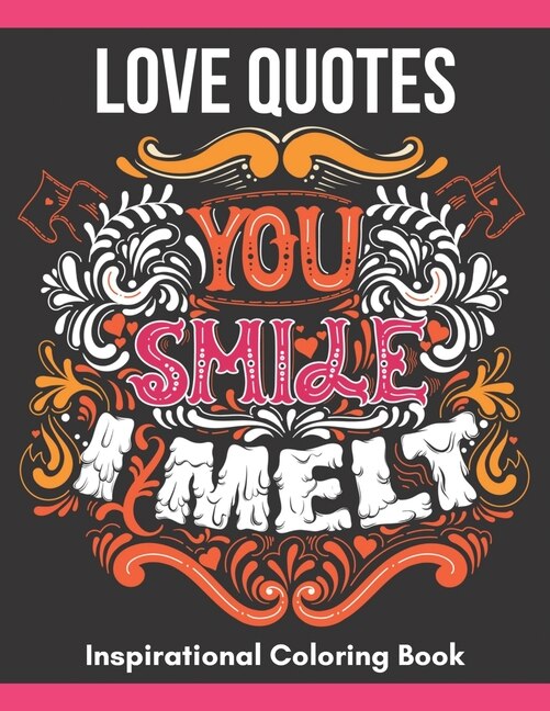Front cover_Love Quotes Inspirational Coloring Book