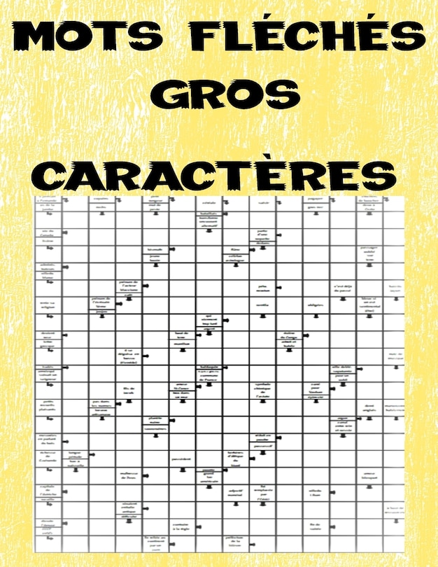 Couverture_Mots Fl&eacute;ch&eacute;s Gros Caract&egrave;res