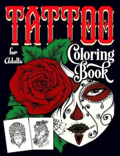 Front cover_Tattoo Coloring Book for Adult