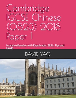 Front cover_Cambridge IGCSE Chinese (0523) 2018 Paper 1
