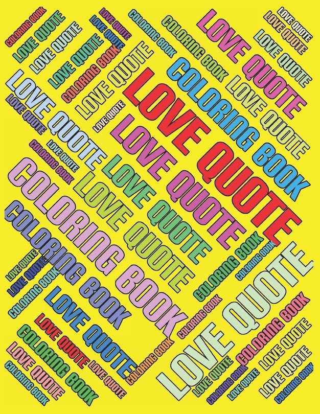 Front cover_Coloring Book LOVE QUOTE