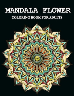 Front cover_Mandala flower coloring book for adults