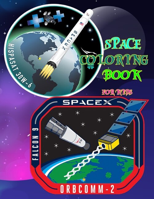 Couverture_Space Coloring Book For Kids