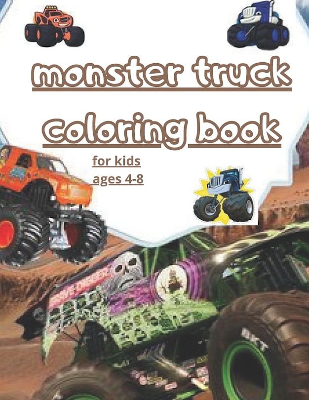 Front cover_monster truck coloring book