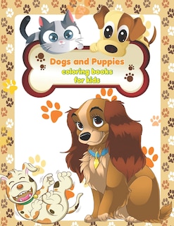 Couverture_Dogs and Puppies coloring books for kids