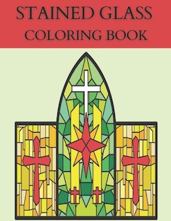 Front cover_Stained Glass Coloring Book