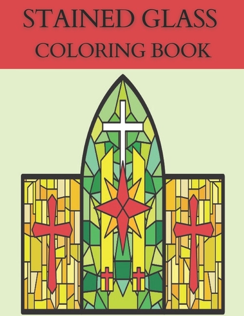 Front cover_Stained Glass Coloring Book
