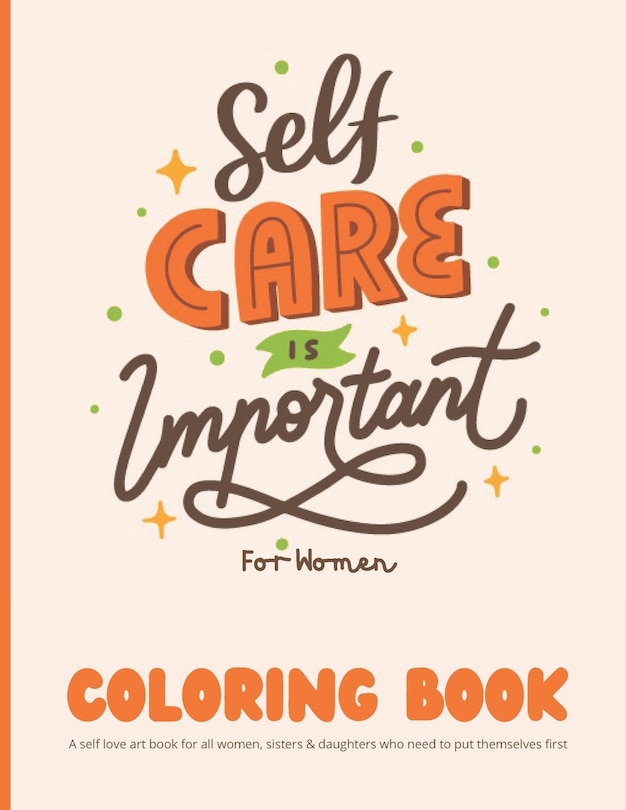 Front cover_Self Care Coloring Book for Women