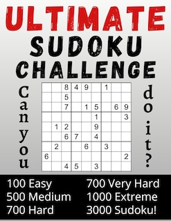 Couverture_Ultimate Sudoku Challenge Can you do It?