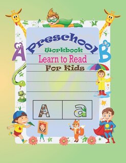 Front cover_Preschool Workbook Learn to Read For Kids