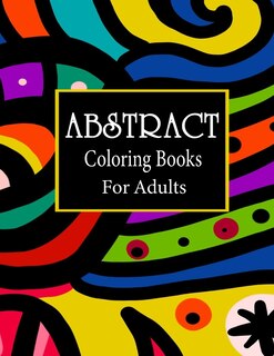 Front cover_Abstract coloring books for adults