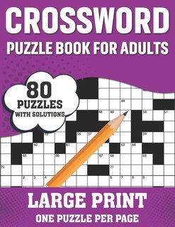 Front cover_Crossword Puzzle Book For Adults