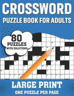 Front cover_Crossword Puzzle Book For Adults