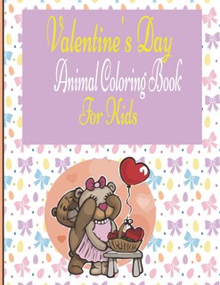 Couverture_Valentine's Day Animal Coloring Book For Kids