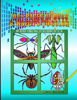 Front cover_100+ Pages Of Bugs & Insects To Color