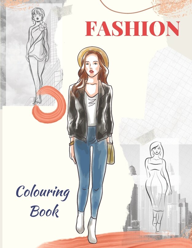 Front cover_Fashion Colouring Book