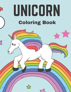 Front cover_Unicorn Coloring Book
