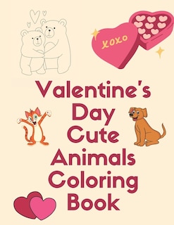 Front cover_Valentine's Day Cute Animals Coloring Book