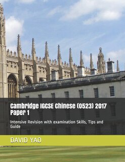 Front cover_Cambridge IGCSE Chinese (0523) 2017 Paper 1