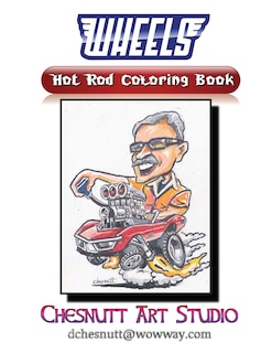Front cover_Wheels Hot Rod Coloring Book
