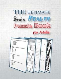 Front cover_The Ultimate Brain Health Puzzle Book for Adults