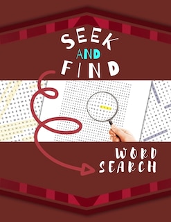 Seek And Find Word Search: Brain And Memory Power Booster Big Word Search And Find Books, Easy Word Search Books For Seniors Things To Keep Seniors Busy, Great Brain Books Complete
