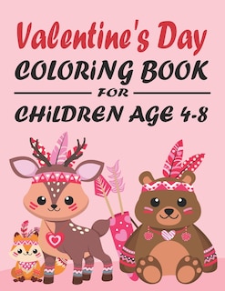 Couverture_Valentine's Day Coloring Book For Children Ages 4-8
