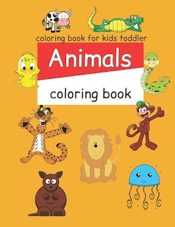 Front cover_my first animals coloring book for kids