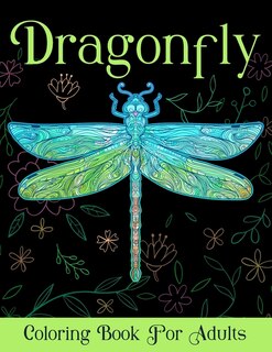 Front cover_Dragonfly Coloring Book For Adults