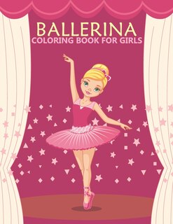 Front cover_Ballerina coloring book for girls