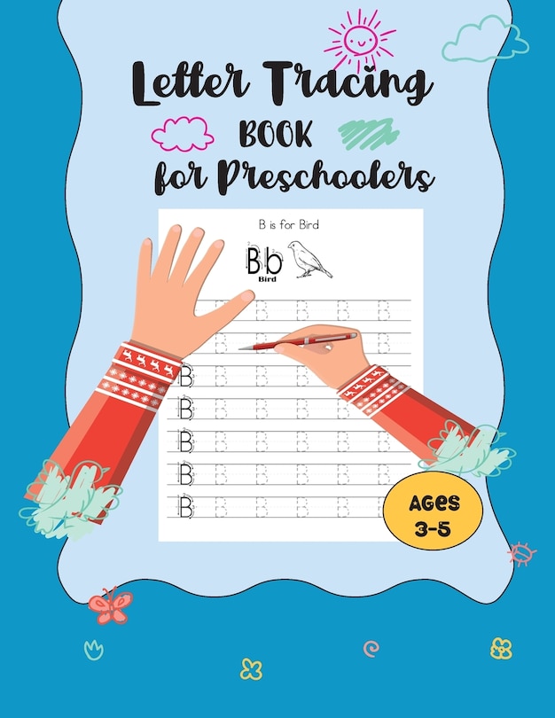 Front cover_Letter Tracing Book for Preschoolers