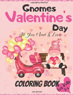 Couverture_Gnomes Valentine's Day Coloring Book For Kids Ages 2-6
