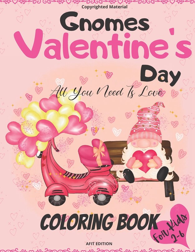 Couverture_Gnomes Valentine's Day Coloring Book For Kids Ages 2-6