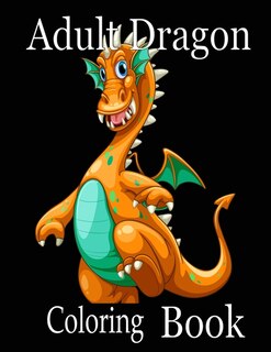 Front cover_Adult Dragon Coloring Book