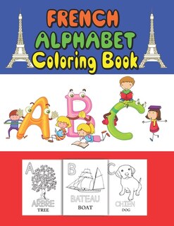 Front cover_French Alphabet coloring book